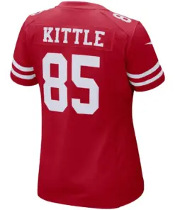 George Kittle San Francisco 49ers Nike Women's Game Jersey - Scarlet - Image 3