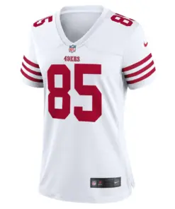 George Kittle San Francisco 49ers Nike Women's Player Game Jersey - White - Image 3