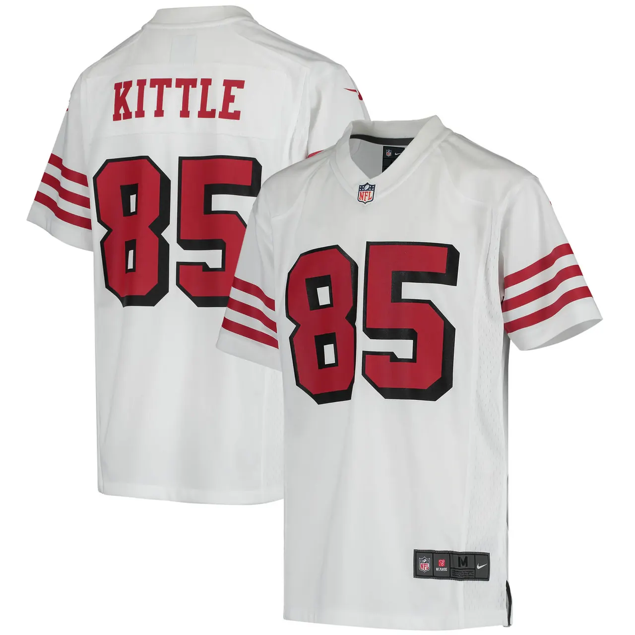 George Kittle San Francisco 49ers Nike Youth Alternate Game Jersey - Scarlet - Image 8
