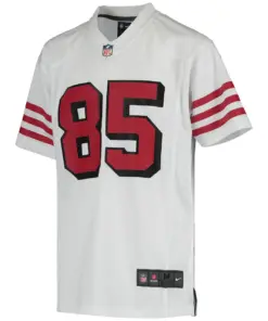 George Kittle San Francisco 49ers Nike Youth Color Rush Game Jersey - White - Image 3