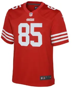 George Kittle San Francisco 49ers Nike Youth Color Rush Game Jersey - White - Image 6