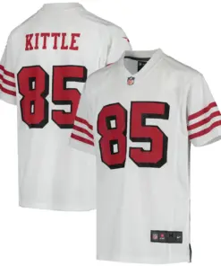 George Kittle San Francisco 49ers Nike Youth Color Rush Game Jersey - White