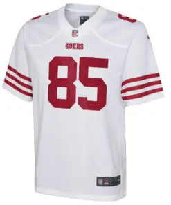 George Kittle San Francisco 49ers Nike Youth Game Jersey - White - Image 3