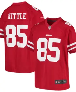 George Kittle San Francisco 49ers Nike Youth Player Game Jersey - Scarlet