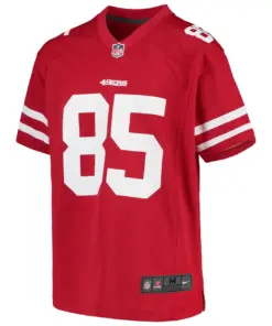 George Kittle San Francisco 49ers Nike Youth Player Game Jersey - Scarlet - Image 3