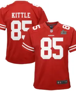 George Kittle San Francisco 49ers Nike Youth Super Bowl LIV Game Jersey - Scarlet