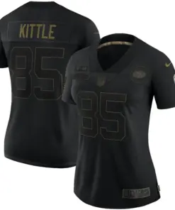 George Kittle San Francisco 49ers Nike Women's 2020 Salute to Service Limited Jersey - Black