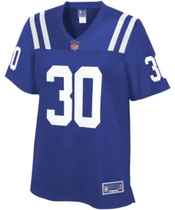 George Odum Indianapolis Colts NFL Pro Line Women's Player Jersey - Royal Blue - Image 2