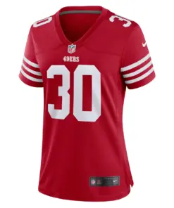 George Odum San Francisco 49ers Nike Women's Game Player Jersey - Scarlet - Image 3
