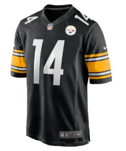 George Pickens Pittsburgh Steelers Nike Game Player Jersey - Black - Image 3