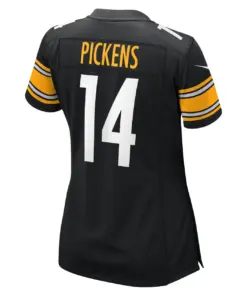 George Pickens Pittsburgh Steelers Nike Women's Game Player Jersey - Black - Image 4