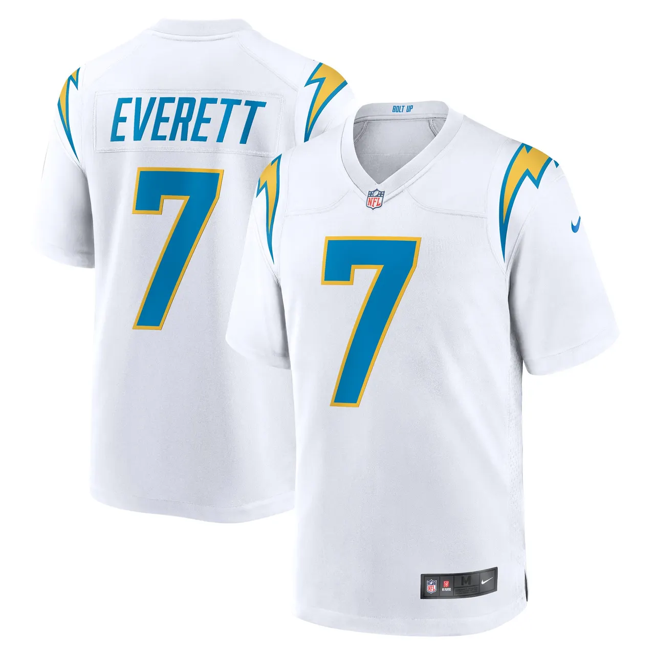 Gerald Everett Los Angeles Chargers Nike Player Game Jersey - Powder Blue - Image 12