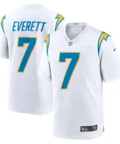 Gerald Everett Los Angeles Chargers Nike Player Game Jersey - Powder Blue - Image 9