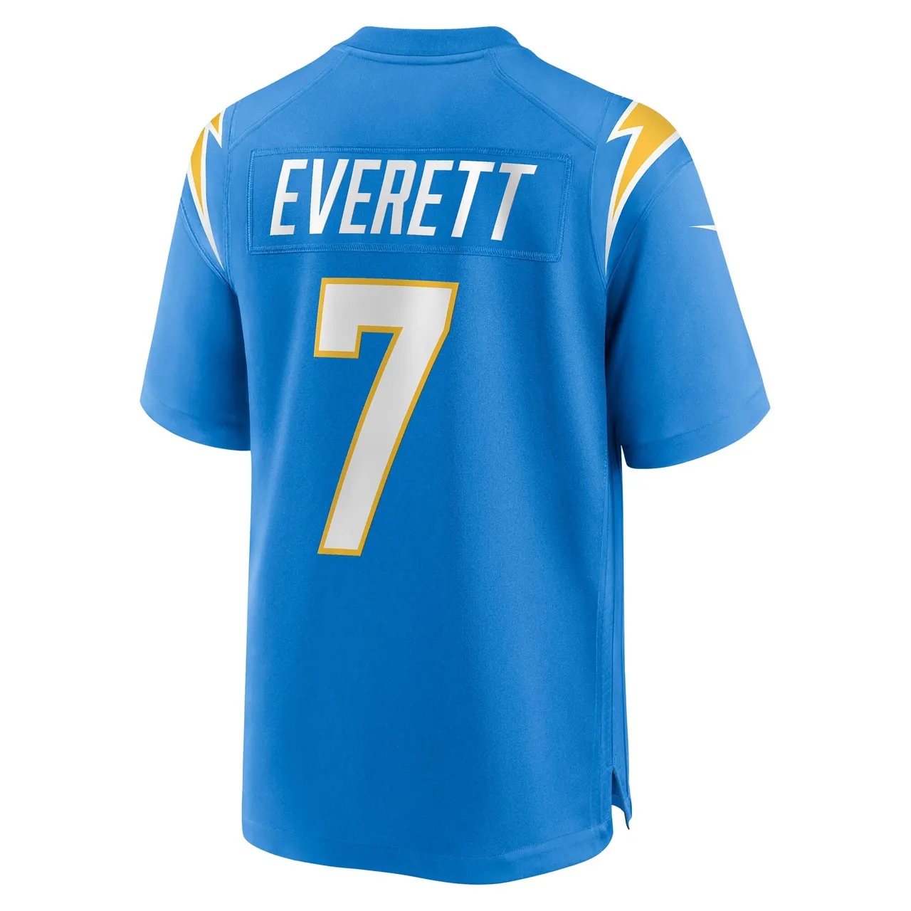 Gerald Everett Los Angeles Chargers Nike Player Game Jersey - Powder Blue - Image 4