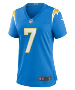 Gerald Everett Los Angeles Chargers Nike Women's Player Game Jersey - Powder Blue - Image 3