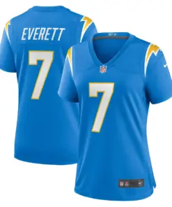 Gerald Everett Los Angeles Chargers Nike Women's Player Game Jersey - Powder Blue