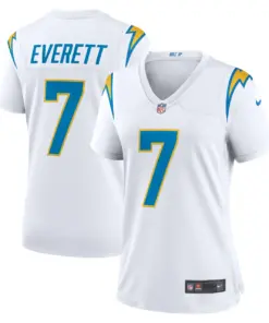 Gerald Everett Los Angeles Chargers Nike Women's Player Game Jersey - Powder Blue - Image 5