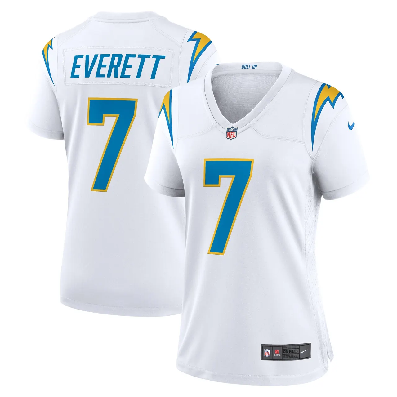 Gerald Everett Los Angeles Chargers Nike Women's Player Game Jersey - Powder Blue - Image 5