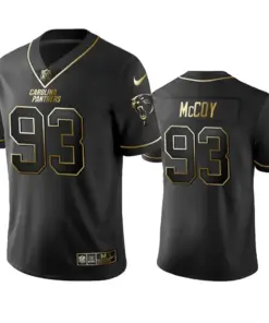 Gerald McCoy Carolina Panthers Nike Golden Edition Vapor Limited Jersey - Black