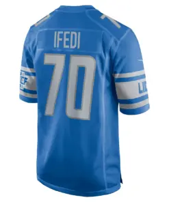 Germain Ifedi Detroit Lions Nike Team Game Jersey - Royal Blue - Image 4