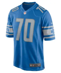 Germain Ifedi Detroit Lions Nike Team Game Jersey - Royal Blue - Image 3
