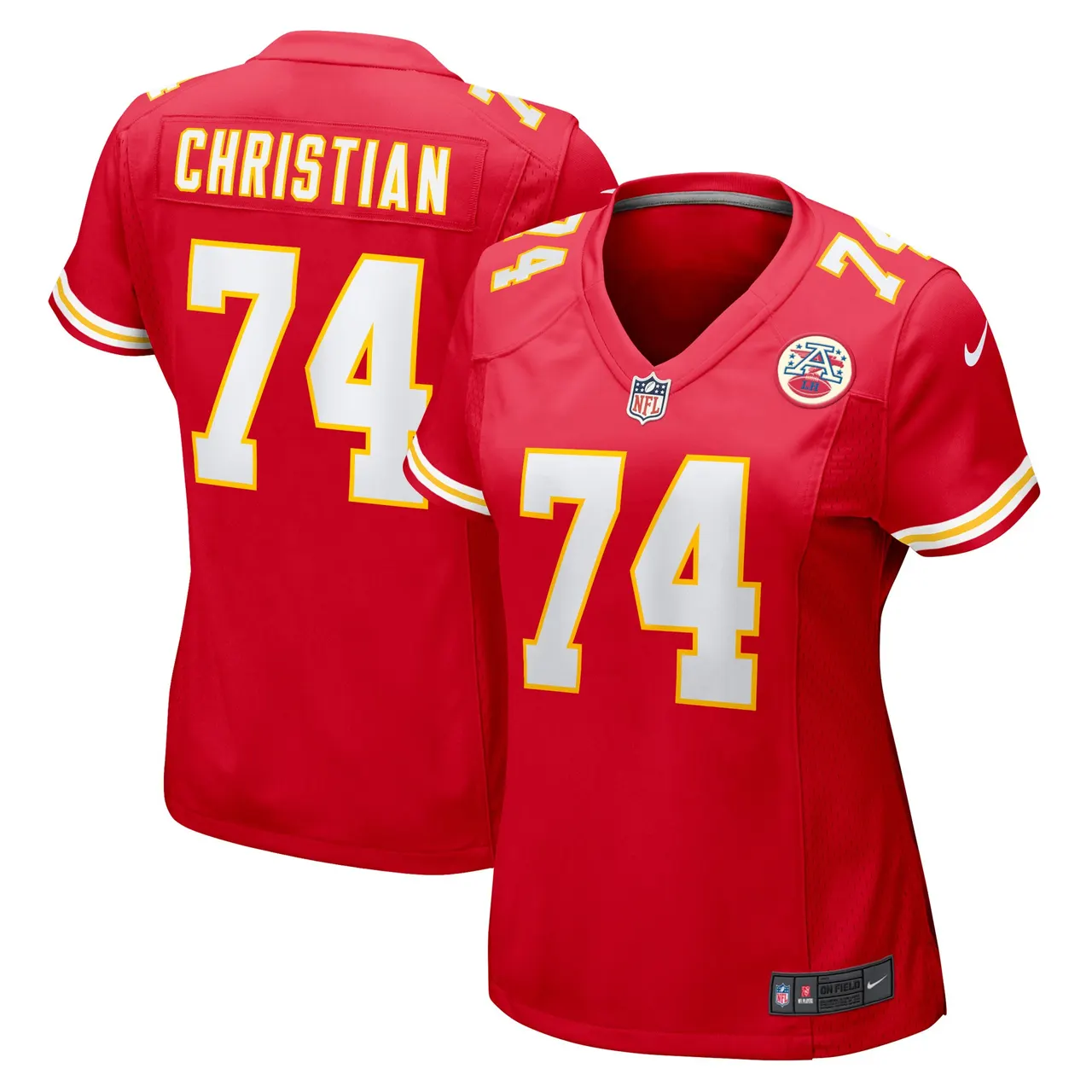 Geron Christian Kansas City Chiefs Nike Women's Game Player Jersey - Red - Image 2