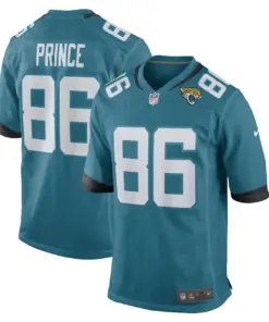 Alternative view of Gerrit Prince Jacksonville Jaguars Nike Team Game Player Jersey - Teal