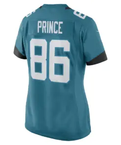 Gerrit Prince Jacksonville Jaguars Nike Women's Game Player Jersey - Teal - Image 4