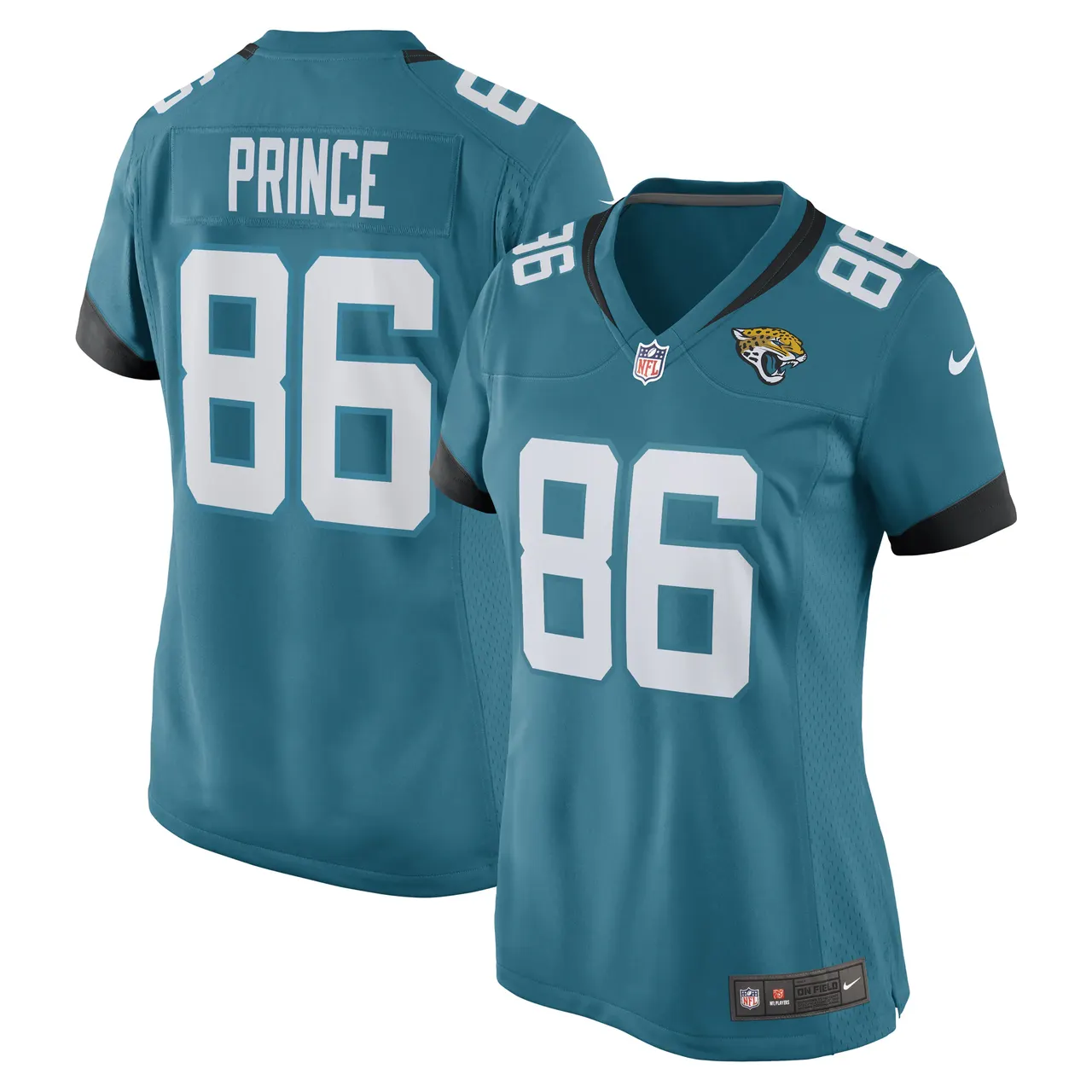 Gerrit Prince Jacksonville Jaguars Nike Women's Game Player Jersey - Teal