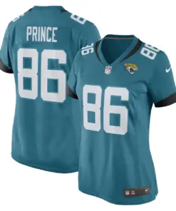Alternative view of Gerrit Prince Jacksonville Jaguars Nike Women's Game Player Jersey - Teal