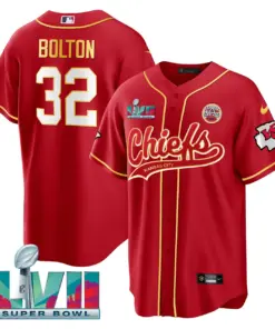 Kansas City Chiefs Nike Super Bowl LVII Cool base Stitched Jersey - Red - Image 3