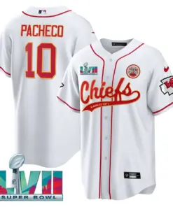 Kansas City Chiefs Nike Super Bowl LVII Cool base Stitched Jersey - Red - Image 13