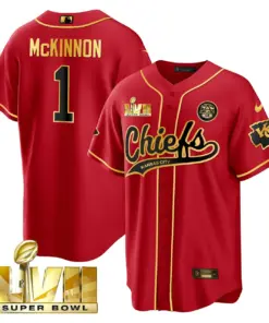 Kansas City Chiefs Nike Super Bowl LVII Cool base Stitched Jersey - Red - Image 19