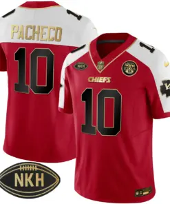 Kansas City Chiefs Nike NKH Patch 2023 Vapor Limited Stitched Jersey - Red - Image 5