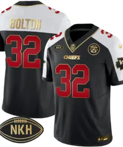 Kansas City Chiefs Nike NKH Patch 2023 Vapor Limited Stitched Jersey - Red - Image 9