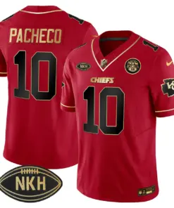 Kansas City Chiefs Nike NKH Patch 2023 Vapor Limited Stitched Jersey - Red - Image 23