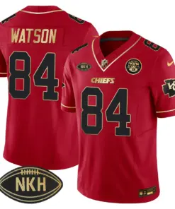 Kansas City Chiefs Nike NKH Patch 2023 Vapor Limited Stitched Jersey - Red - Image 24