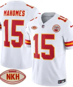 Kansas City Chiefs Nike NKH Patch 2023 Vapor Limited Stitched Jersey - Red - Image 37
