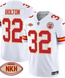 Kansas City Chiefs Nike NKH Patch 2023 Vapor Limited Stitched Jersey - Red - Image 39