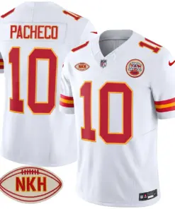 Kansas City Chiefs Nike NKH Patch 2023 Vapor Limited Stitched Jersey - Red - Image 41