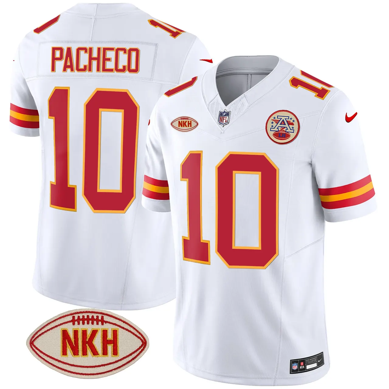 Kansas City Chiefs Nike NKH Patch 2023 Vapor Limited Stitched Jersey - Red - Image 41