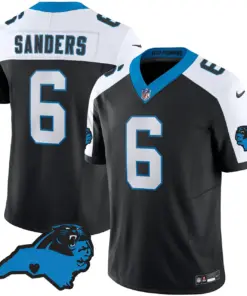Carolina Panthers Nike Patch Vapor Limited Stitched Jersey All Stitched - Anthracite - Image 3