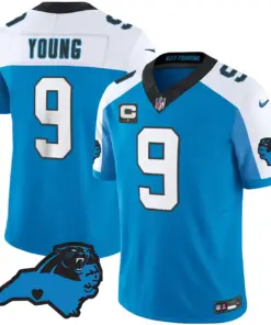 Carolina Panthers Nike Patch Vapor Limited Stitched Jersey All Stitched - Anthracite - Image 8