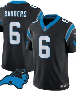 Carolina Panthers Nike Patch Vapor Limited Stitched Jersey All Stitched - Anthracite - Image 17