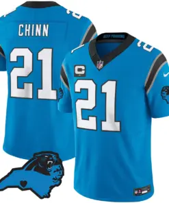 Carolina Panthers Nike Patch Vapor Limited Stitched Jersey All Stitched - Anthracite - Image 26