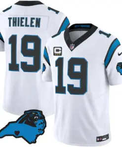 Carolina Panthers Nike Patch Vapor Limited Stitched Jersey All Stitched - Anthracite - Image 32