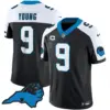Carolina Panthers Nike Patch Vapor Limited Stitched Jersey All Stitched - Anthracite