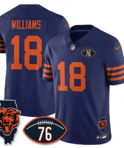 Honor Steve McMichael Chicago Bears Nike Custom Stitched Jersey - Navy - Image 5