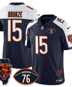 Honor Steve McMichael Chicago Bears Nike Custom Stitched Jersey - Navy - Image 6
