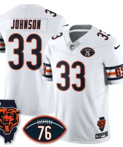 Honor Steve McMichael Chicago Bears Nike Custom Stitched Jersey - Navy - Image 8